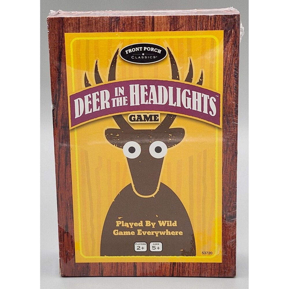 Deer In The Headlights Board Game Card and Dice Funny Game New Sealed
